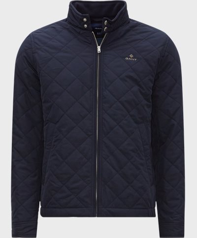 Gant Jackets QUILTED WINDCHEATER 7006080 Blue